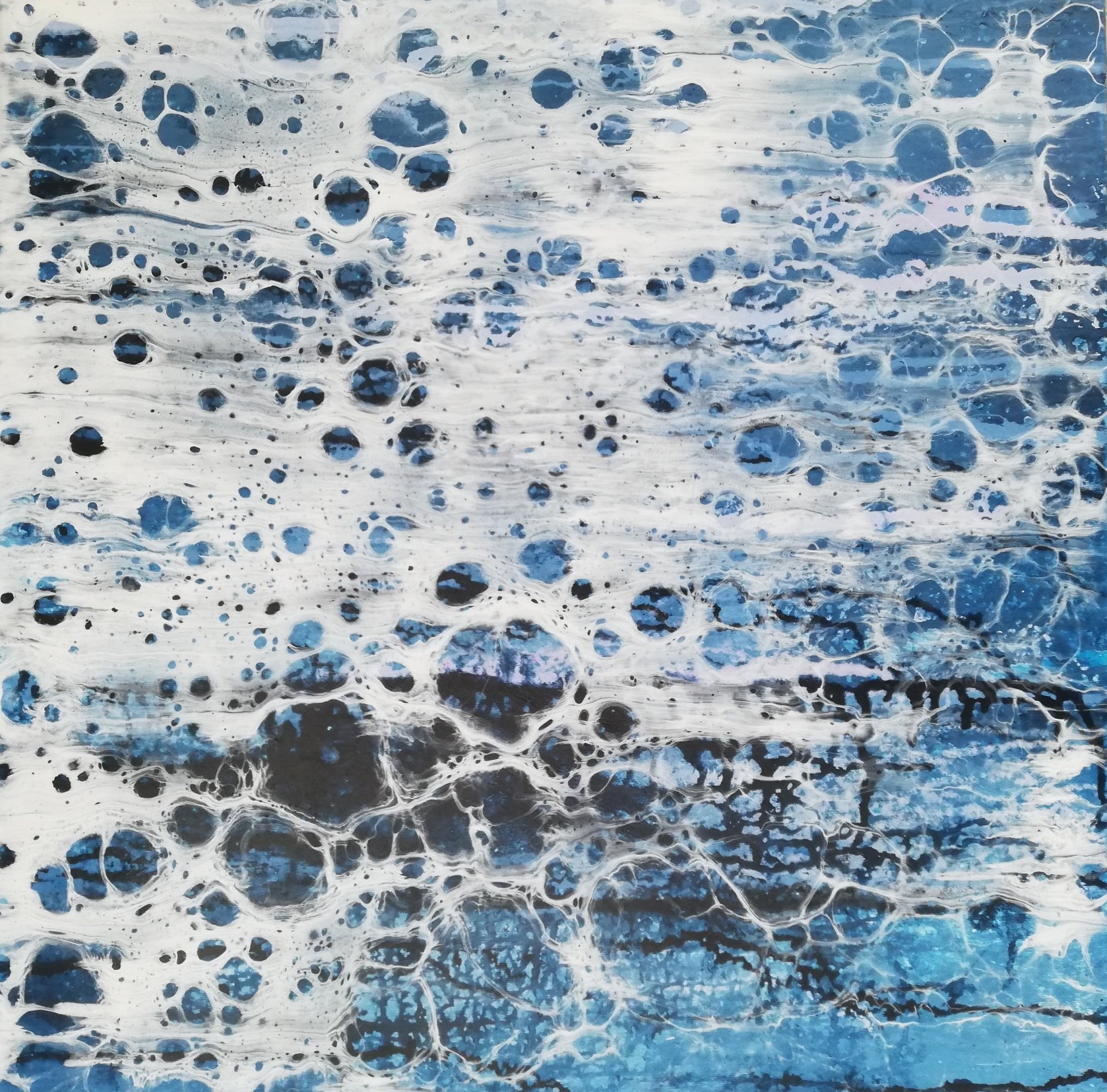 5u1, acrylic on canvas, 60 × 60 cm, 2022