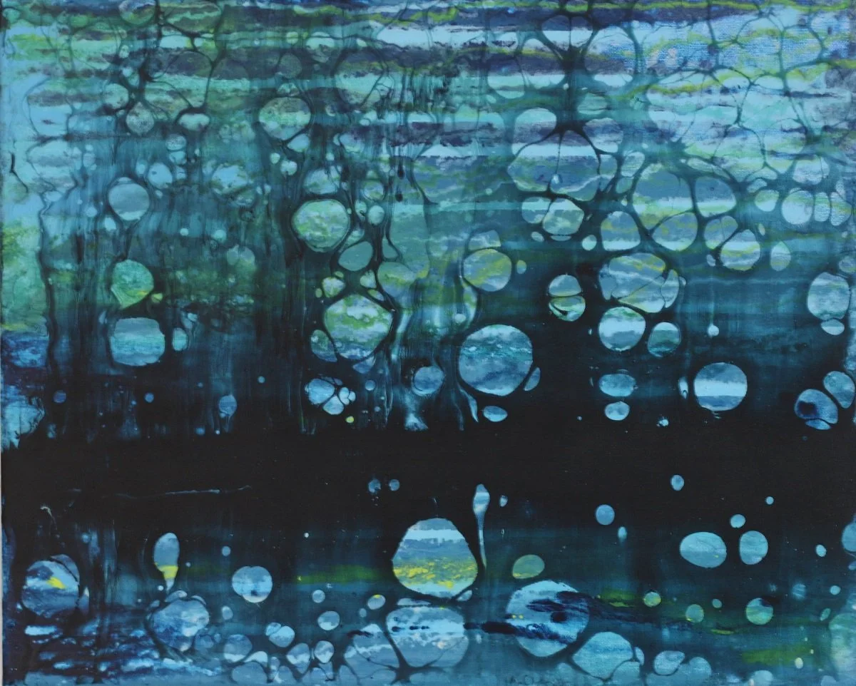 4j0, acrylic on canvas, 50 × 40 cm, 2021