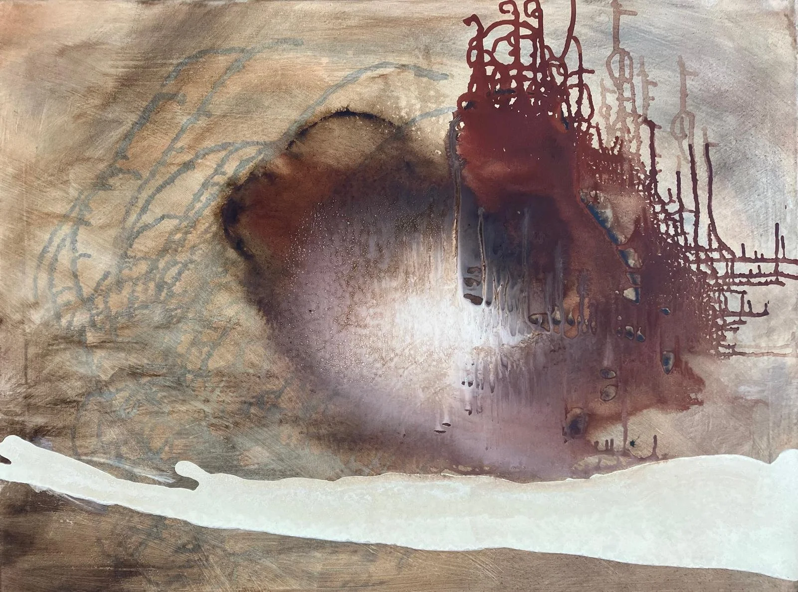 9h3, acrylic on canvas, 80 × 60 cm, 2025