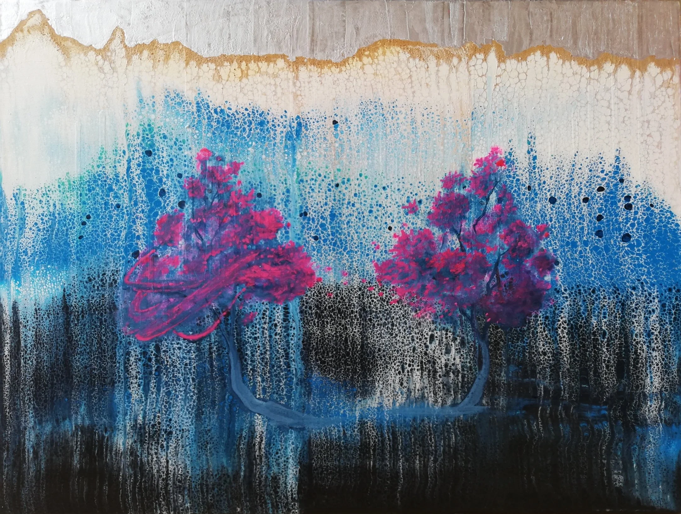 3e4, acrylic on canvas, 80 × 60 cm, 2021