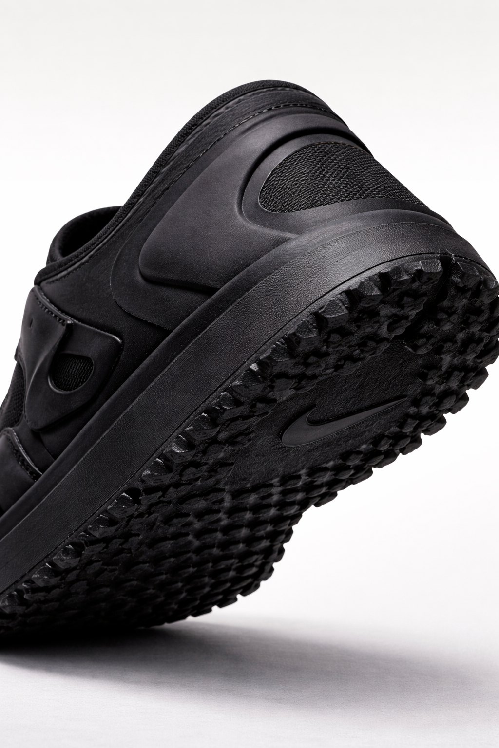 The sole was made thicker to give the shoe more structure, similar to a loafer, but kept lightweight to maintain an athletic feel. This creates a hybrid form that feels grounded without looking heavy.