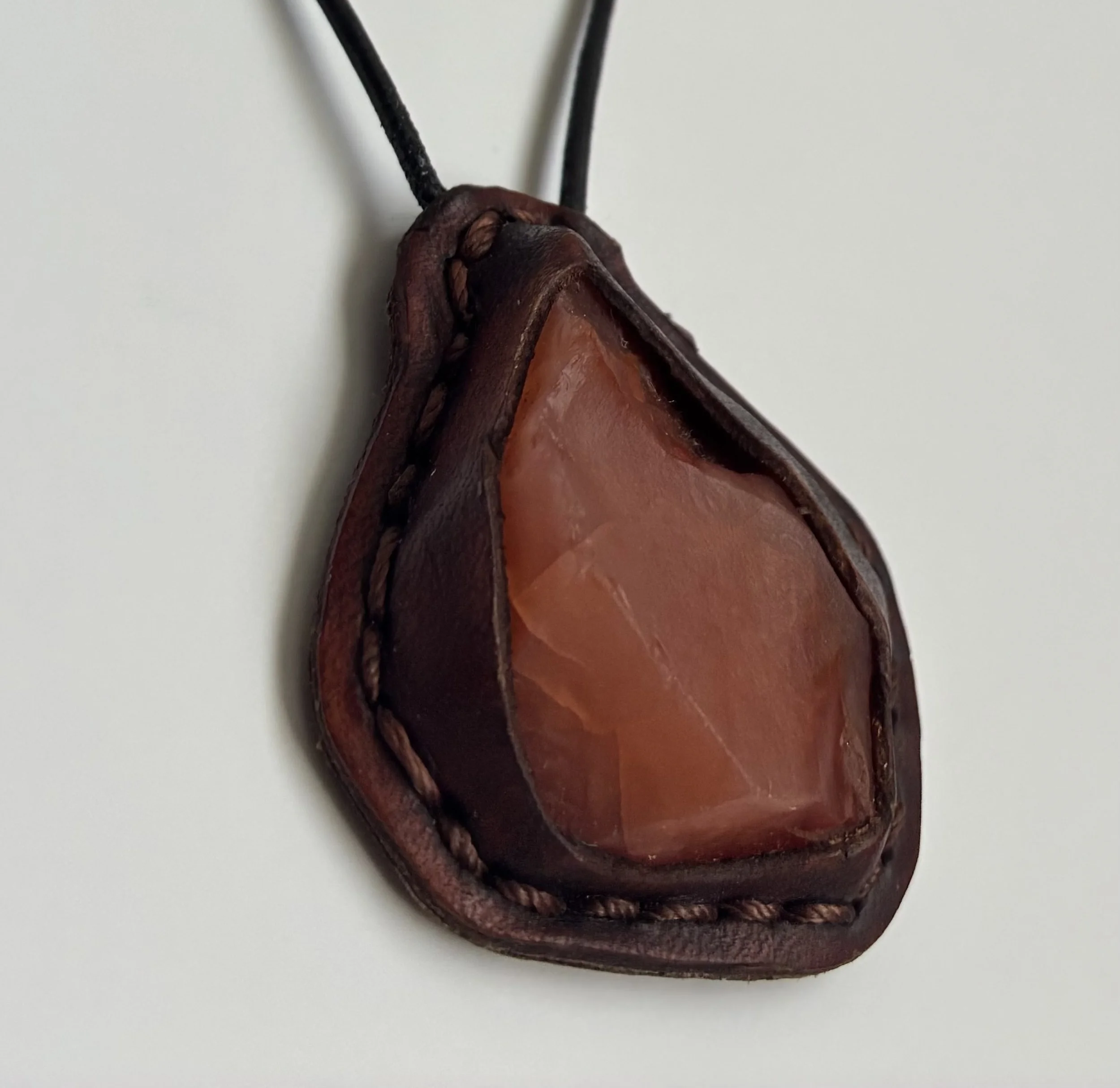 Rose Quarz Amulet Necklace