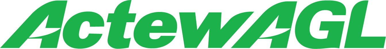 Logo with the text 'ActewAGL' in green, stylized font.