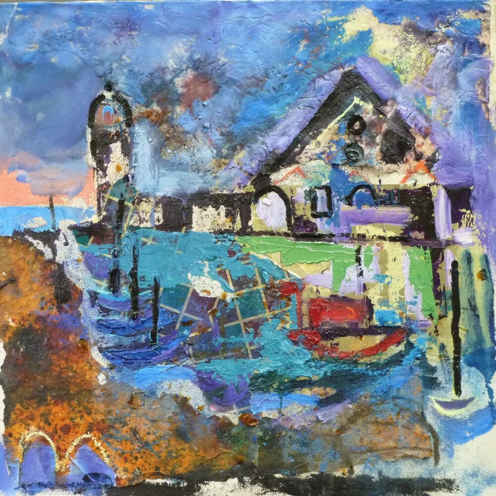 Newhaven Harbour
 
I lived across the street from the harbour where huge sailing vessels came into town casting waving ripples over everything on the way. When my son was very little I would walk early in the morning before sunrise and see a palette 