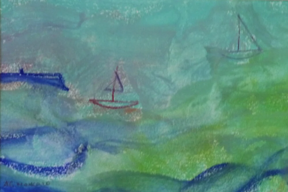 Marthas Vineyard
 
Watercolour, 460 x 395 mm including frame