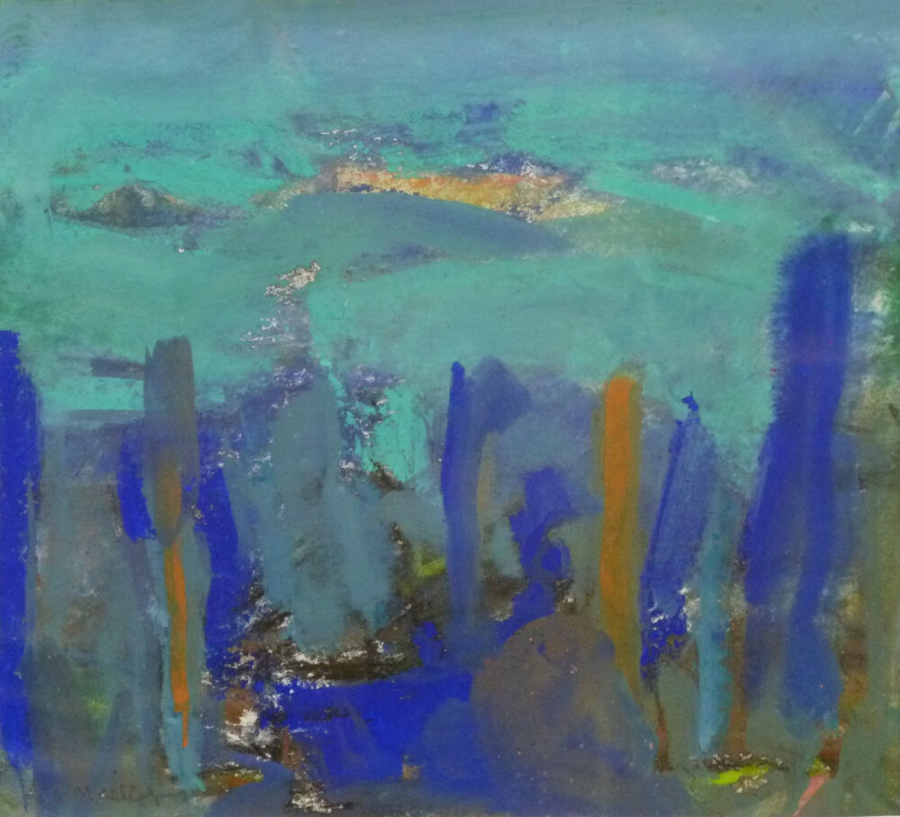 Boomdocks
 
Watercolour, 415 x 405 mm including frame