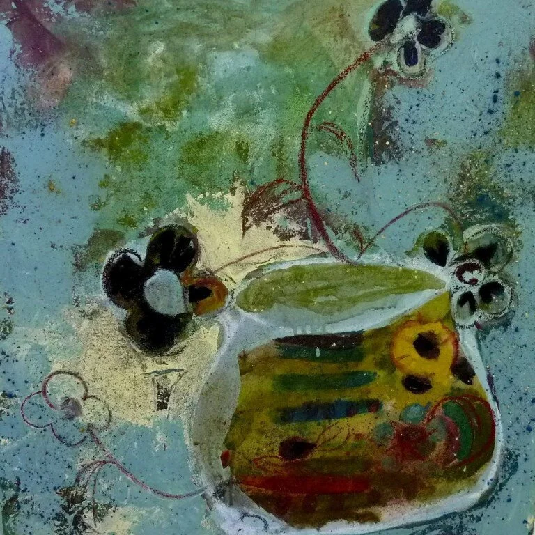 Fleur Bleu
 
We might lose many things in life and just when we least expect it lose what might feel like the most important thing, our belief in living another day. Then, when on the brink of no return, something can come to rest on the heart – unas