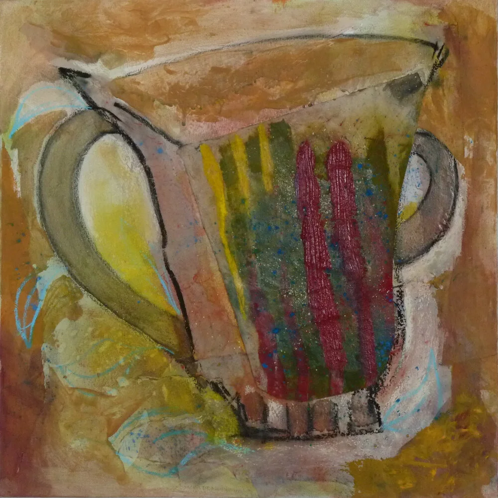 Lord of the Dance
 
Sometimes making a painting could be described in similar terms to cooking something delicious: take a slice of vermillion and a dash of pebbled white and mix together roughly with oil of olive green etc. The mix can be roughshod 