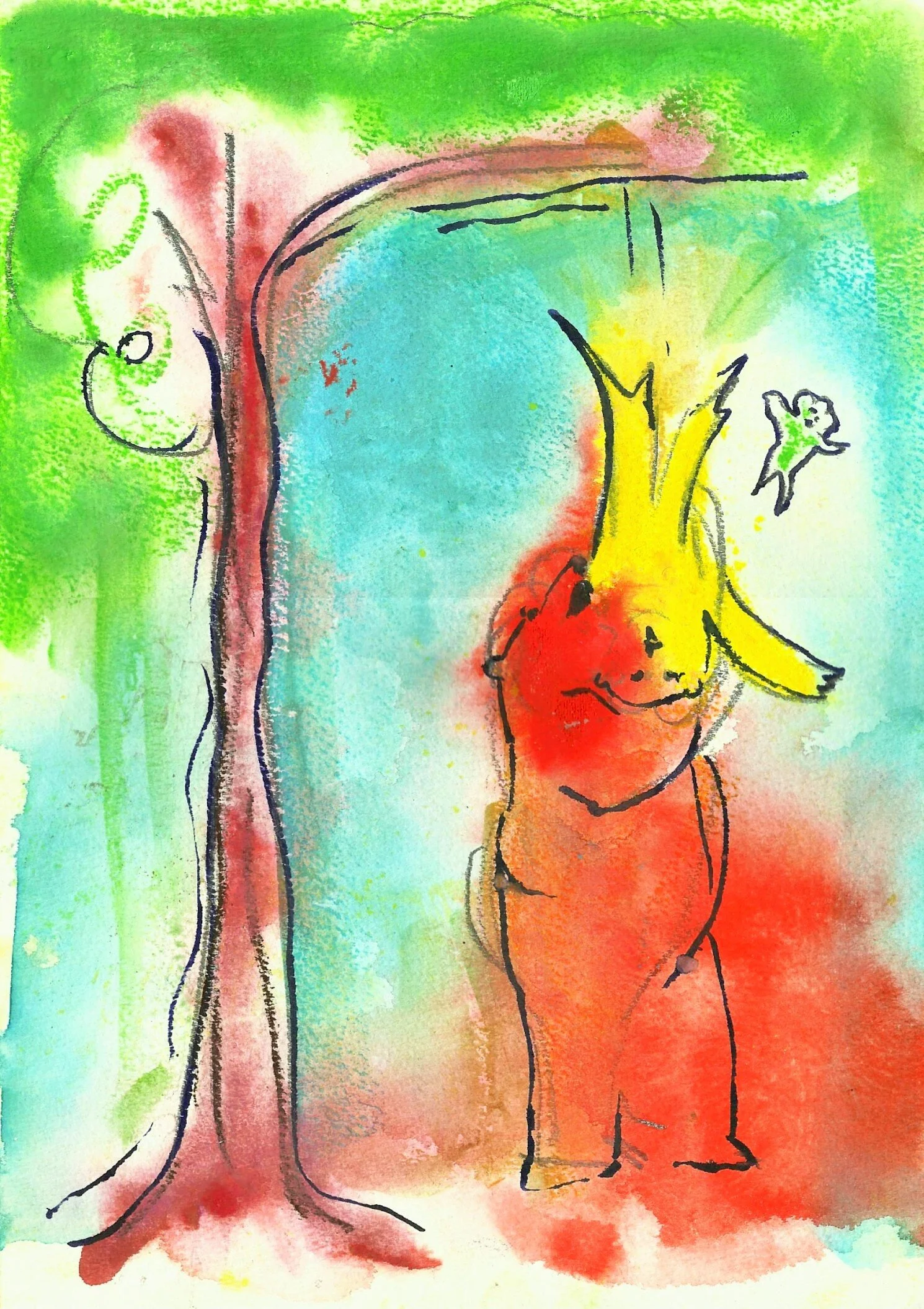 Magnus falls into Papa Bear’s arms