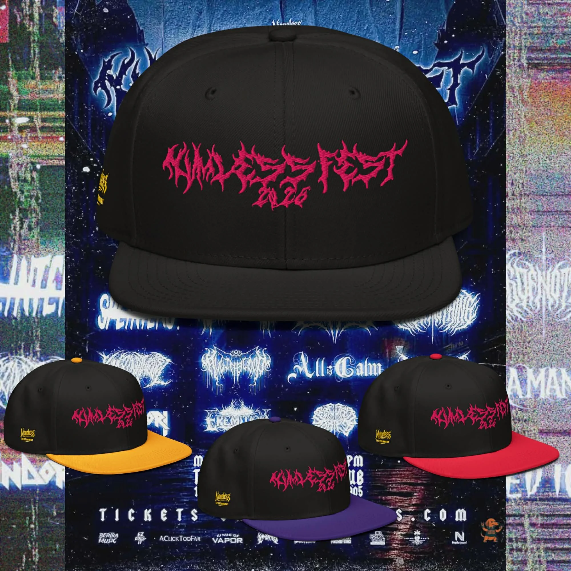 Nvmeless Fest Snapbacks
