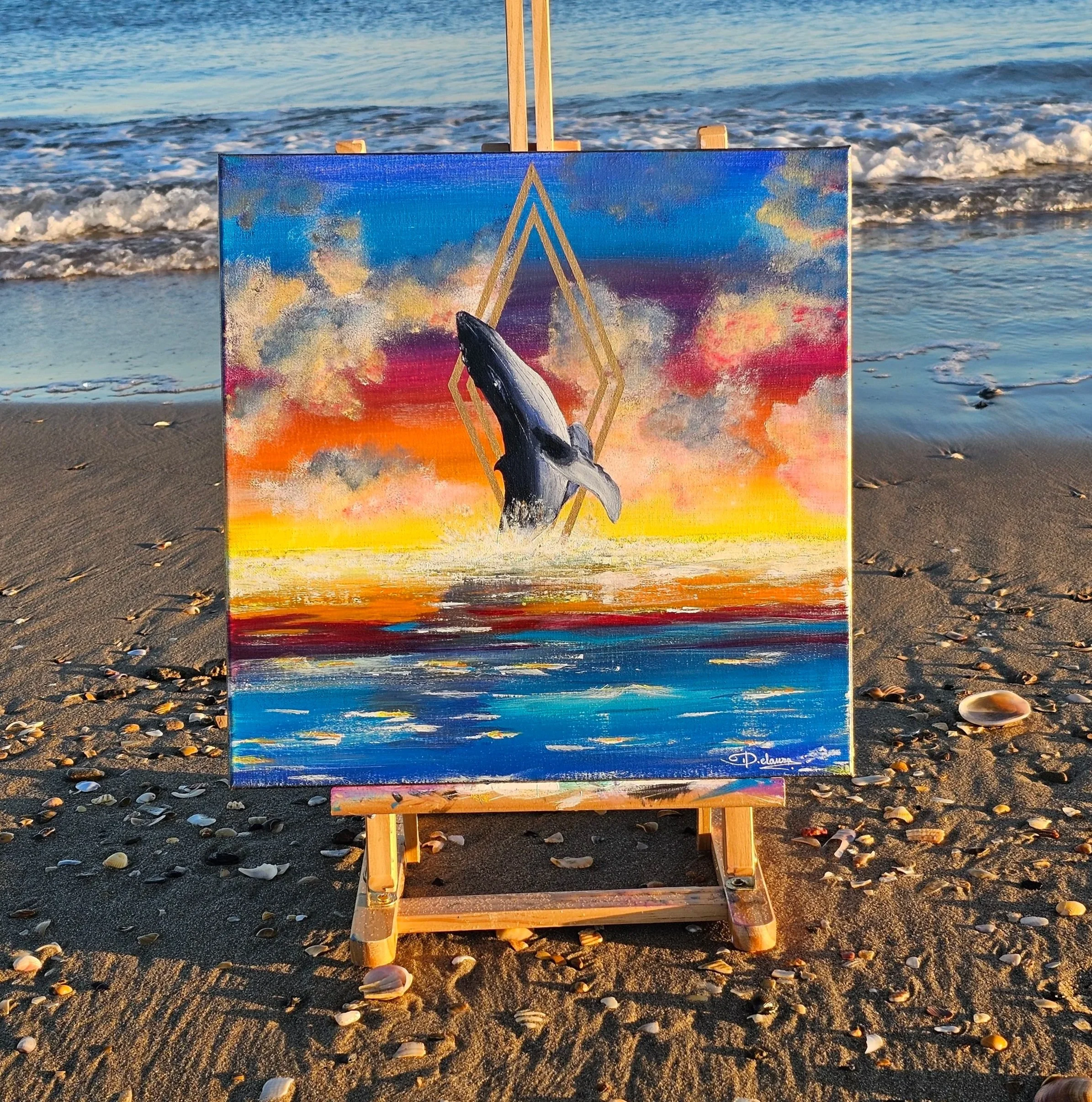 Le Silence - 40 x 40 cm