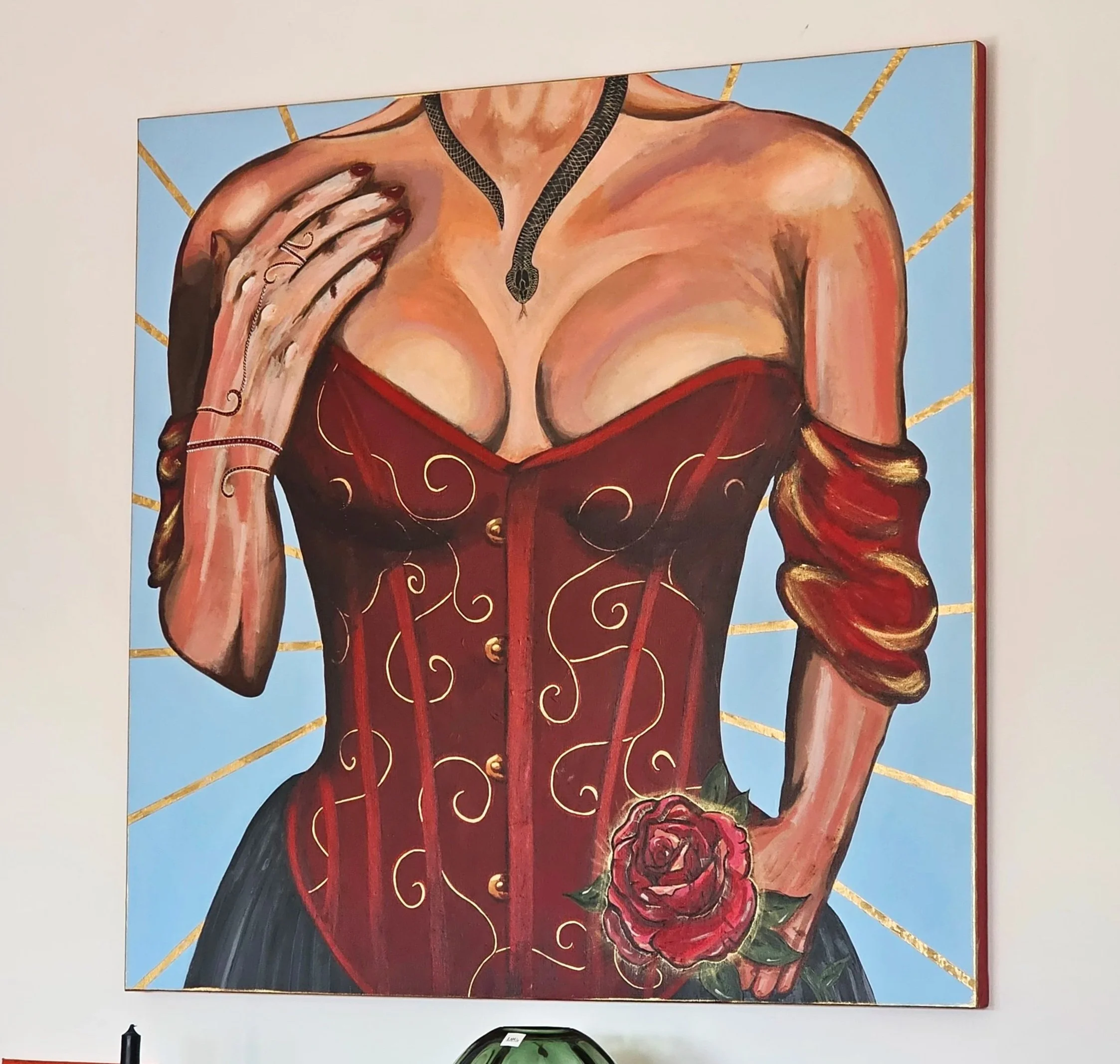 Avec le cœur - 100 x 100 cm