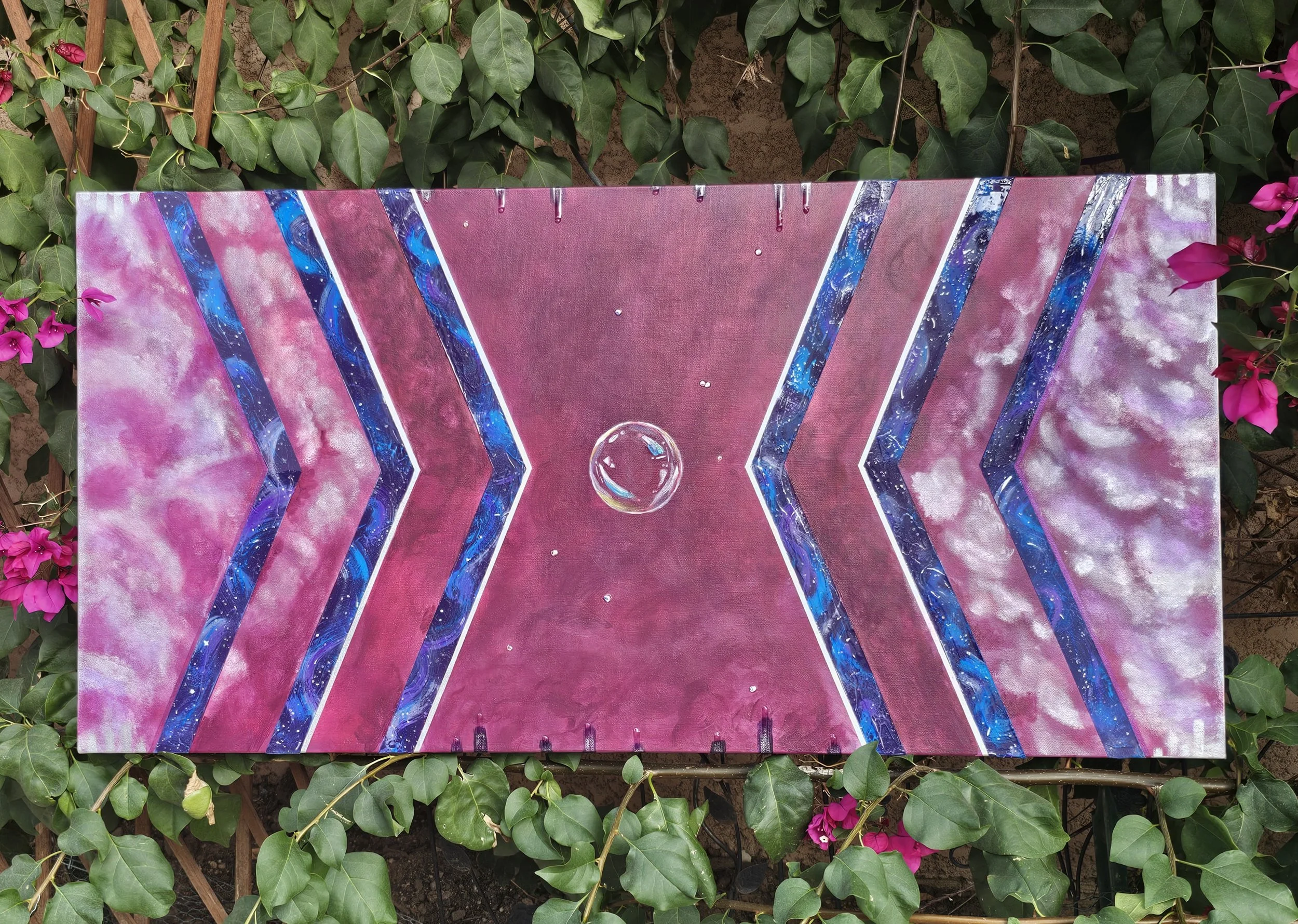 L'image d'une bulle - 100 x 50 cm