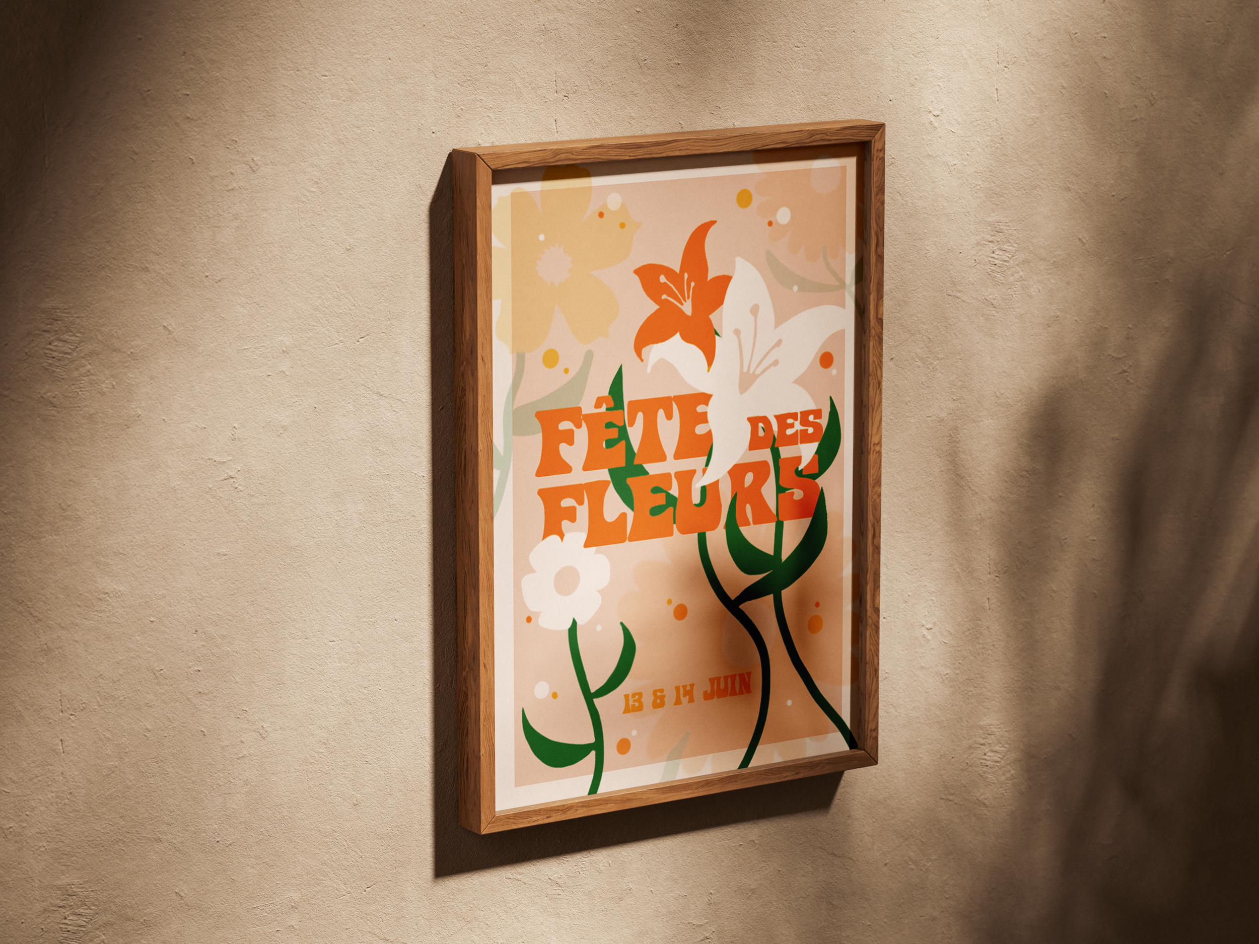Affiche "La fête des fleurs" - Elaura Donnadieu