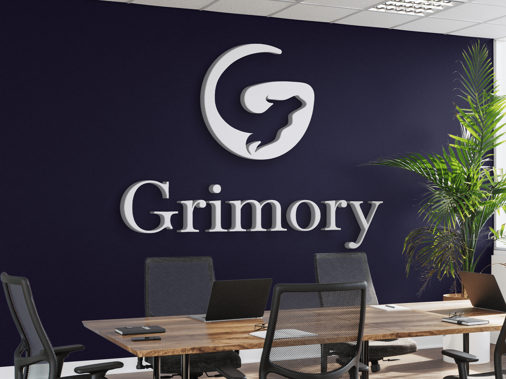 Identité visuelle complète - Grimory. Elaura Donnadieu, graphiste, illustratrice et artiste peintre.