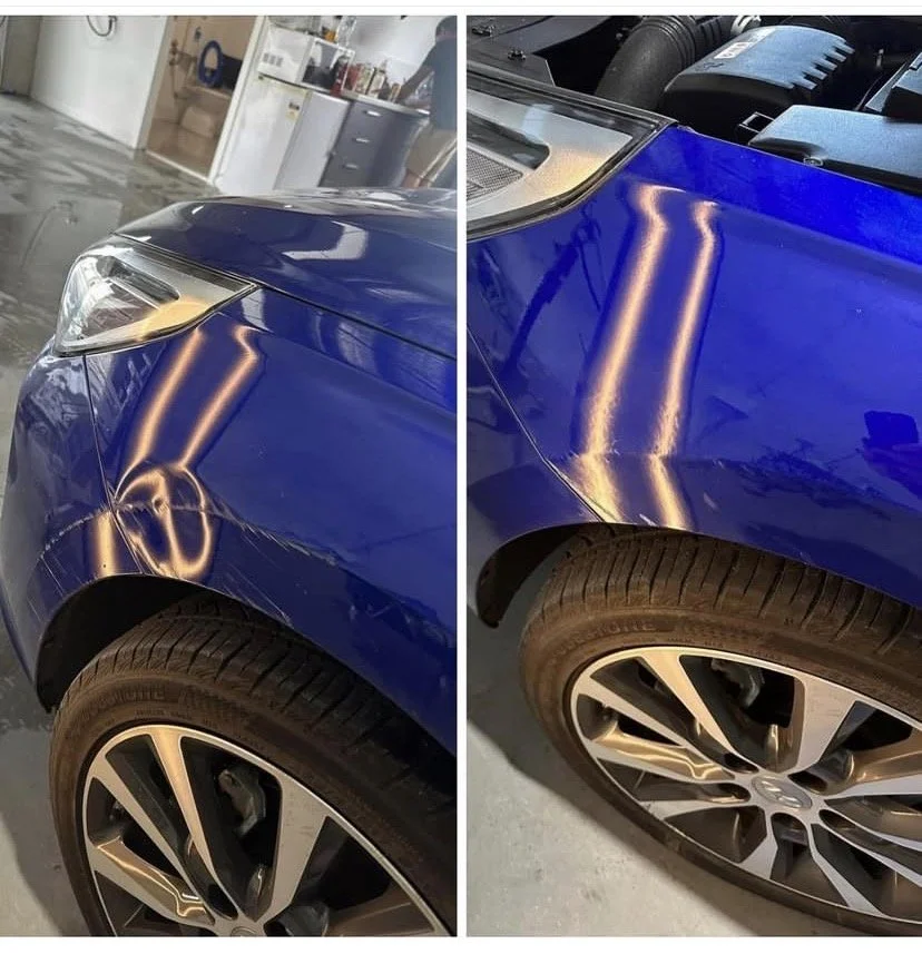 Carpark dent repaired by Tweed Dent Repairs