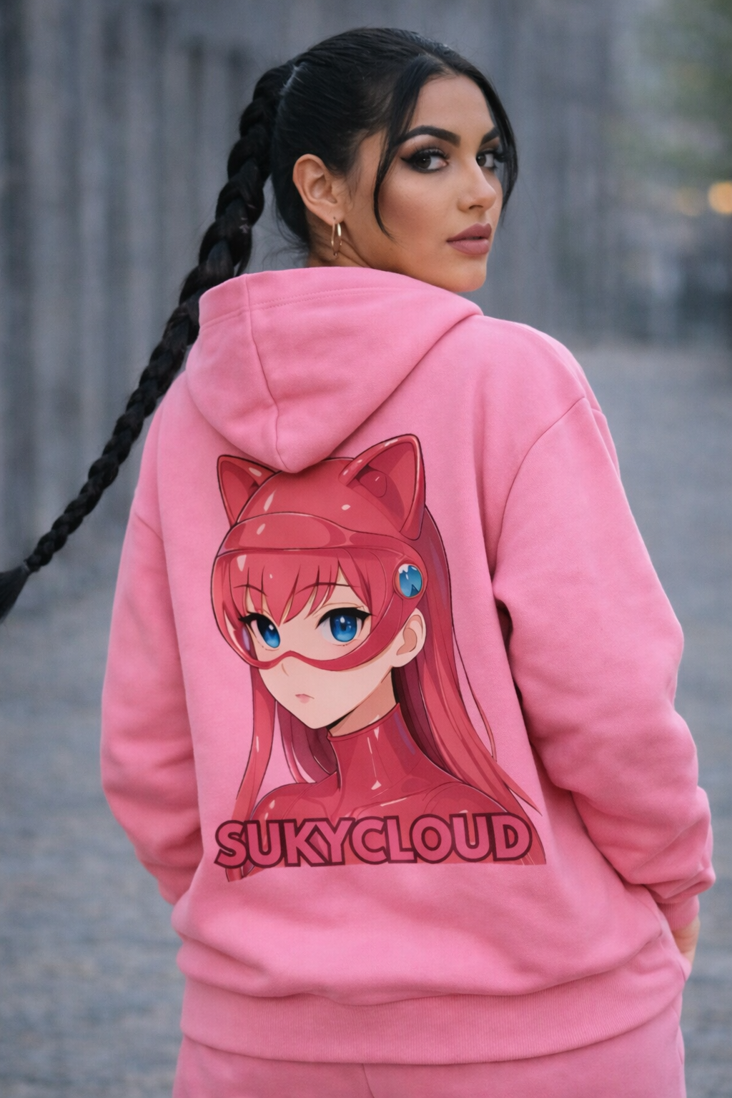SUDADERA CON ESTAMPADO MANGA URBANO