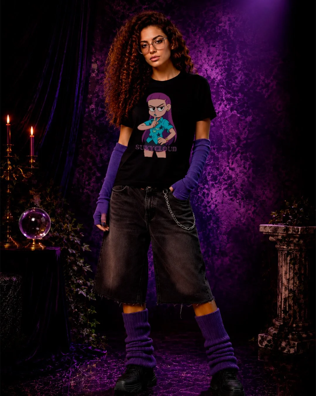 PLAYERA ESTAMPADO SILENT CHAOS