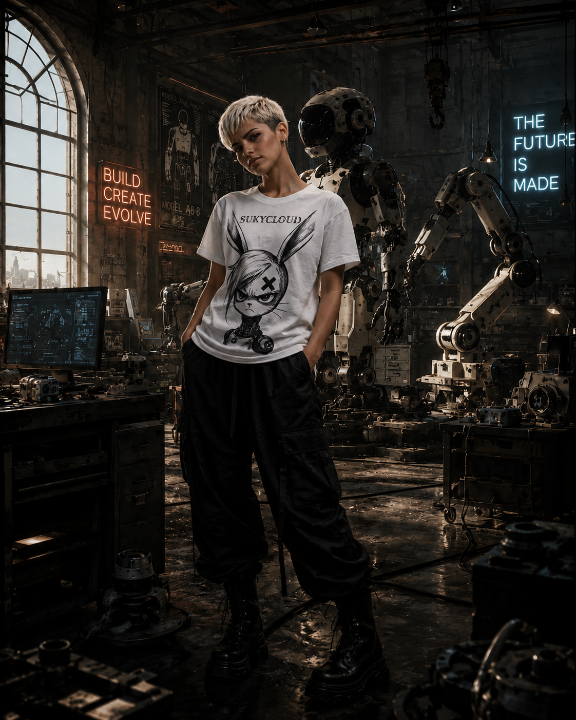 PLAYERA ESTAMPADO BROKEN PROTOCOL