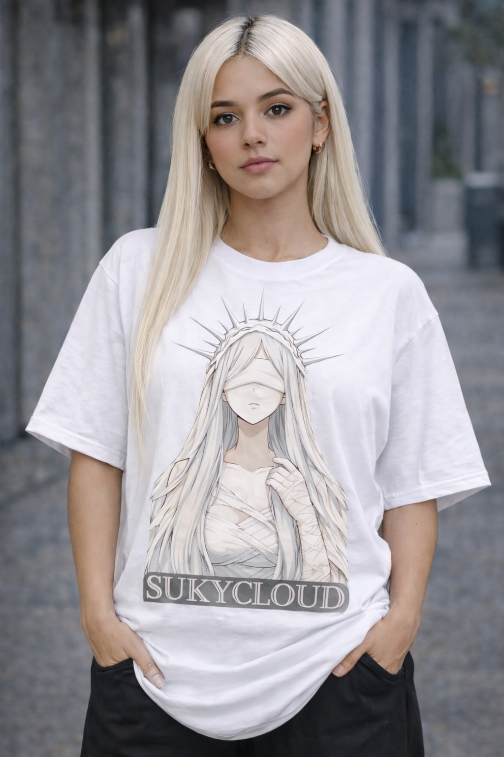 PLAYERA ESTAMPADO MANGA ETÉREO