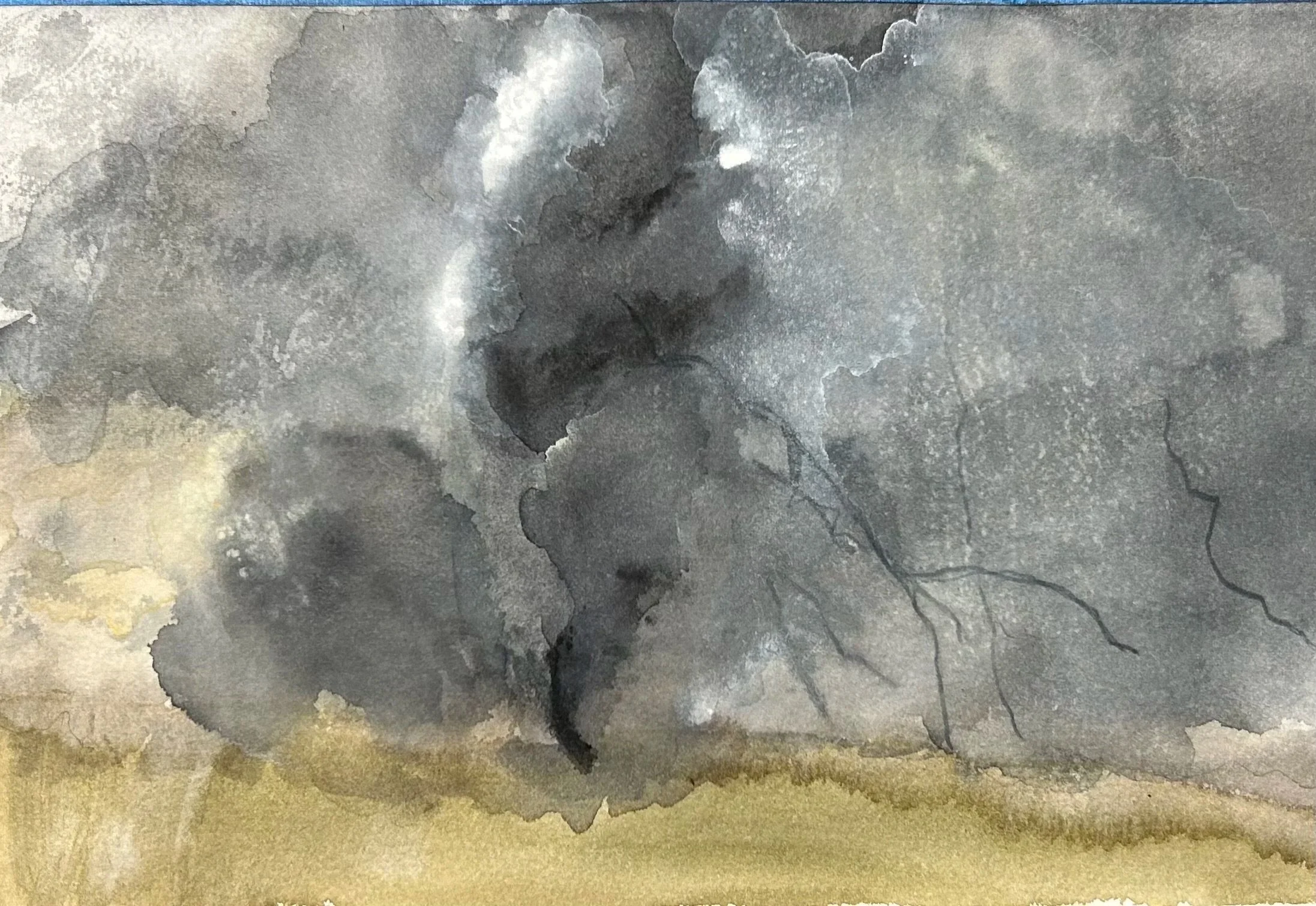 Tornado touchdown, Water color