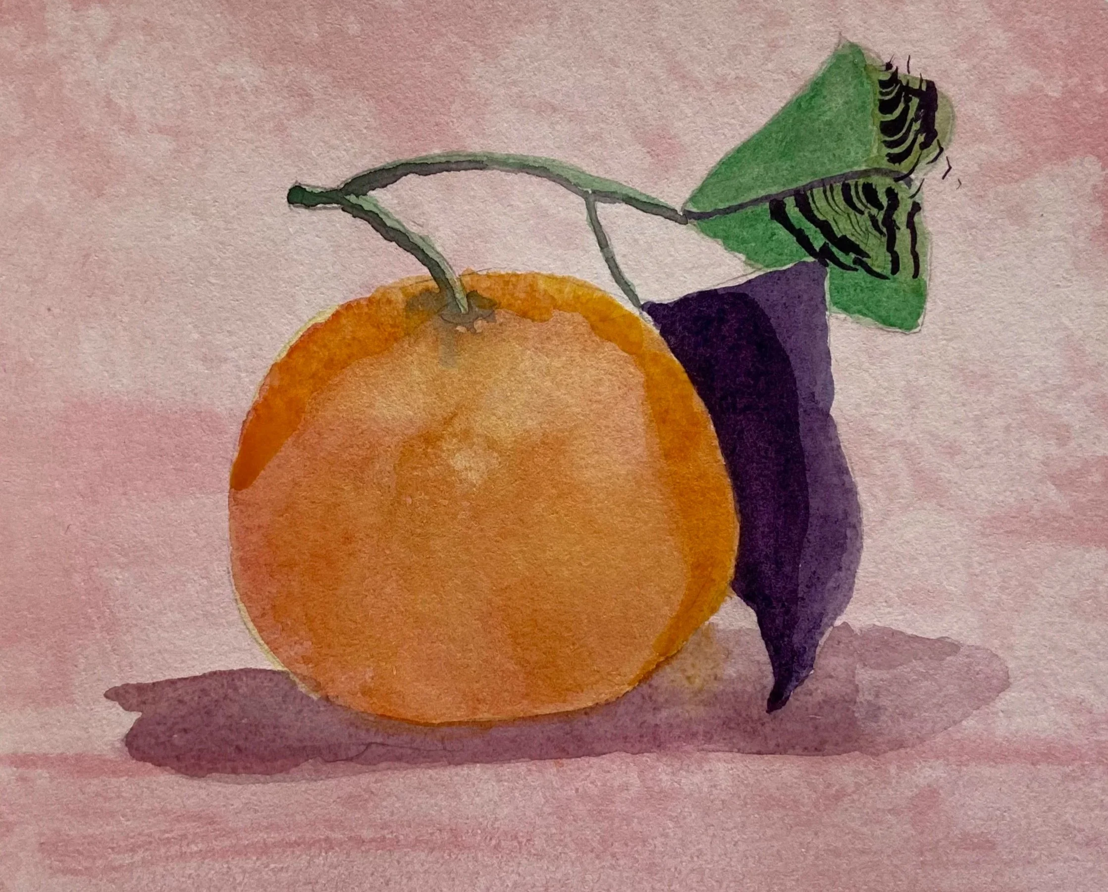 Abstract tangerine