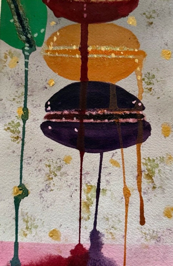 Utter Decadence,  Watercolor abstract