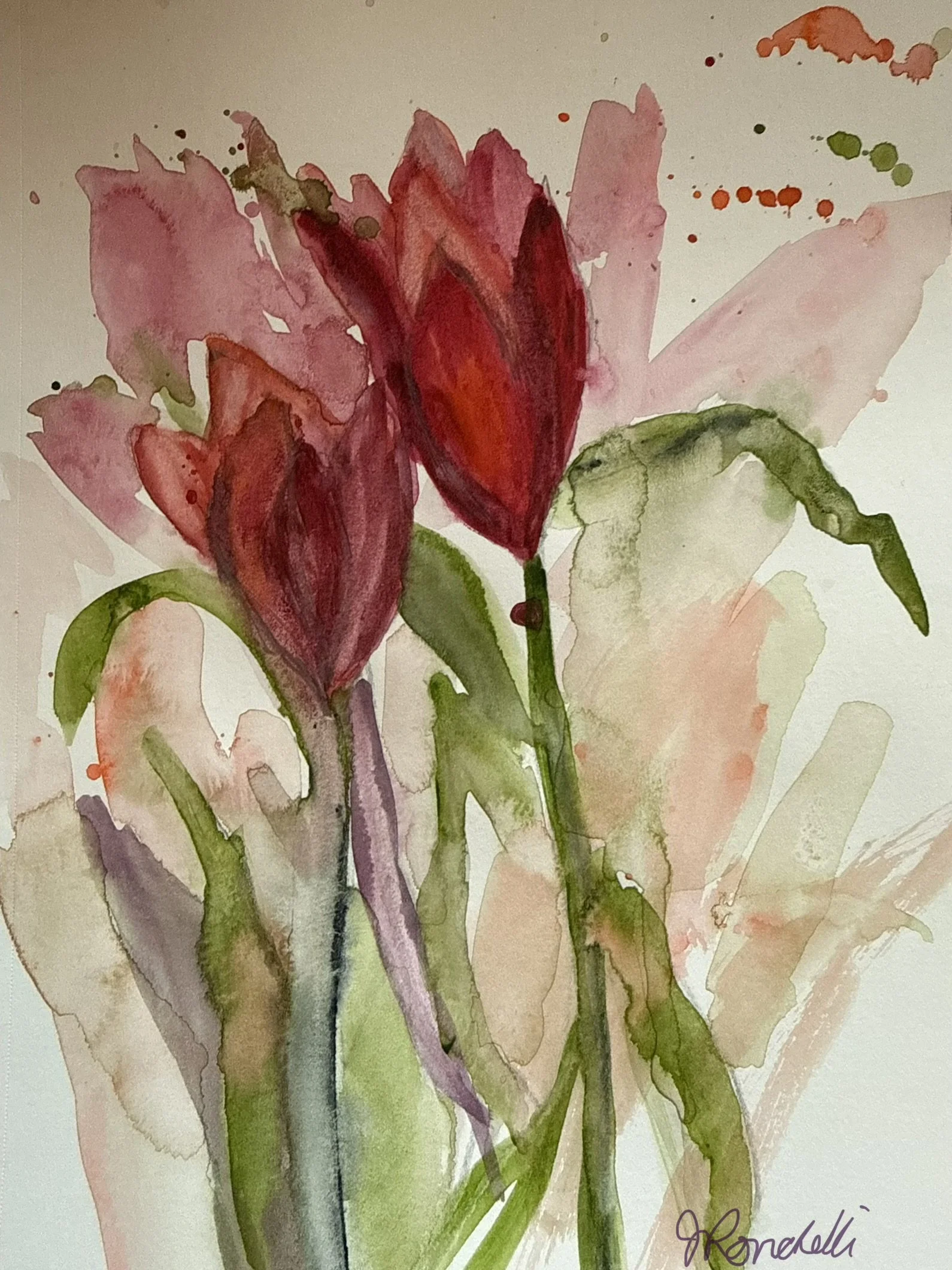 Tulip watercolor