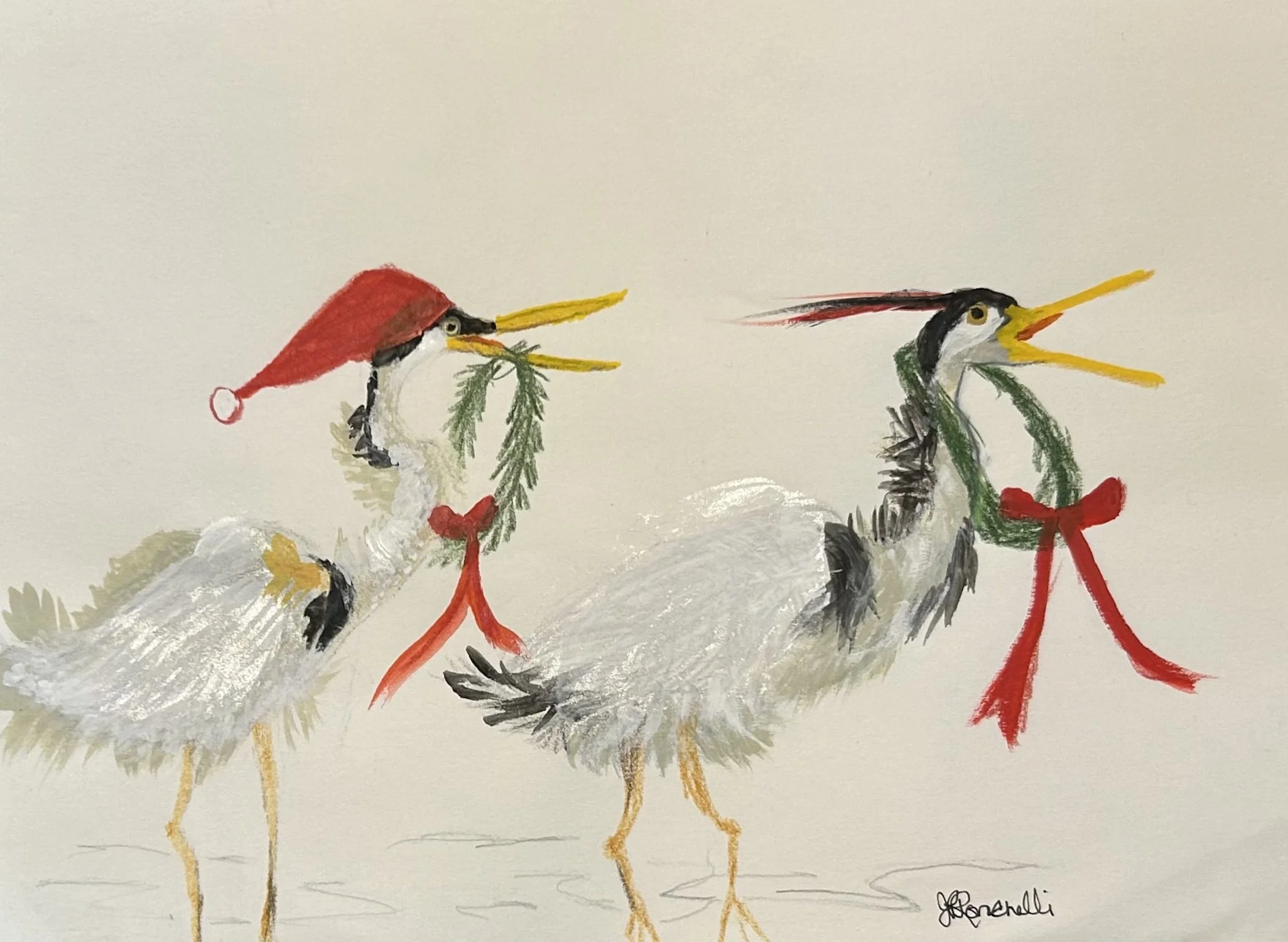 Merry Herons 
