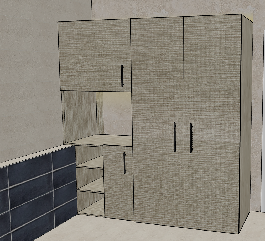 Bathroom joinery visualisation
