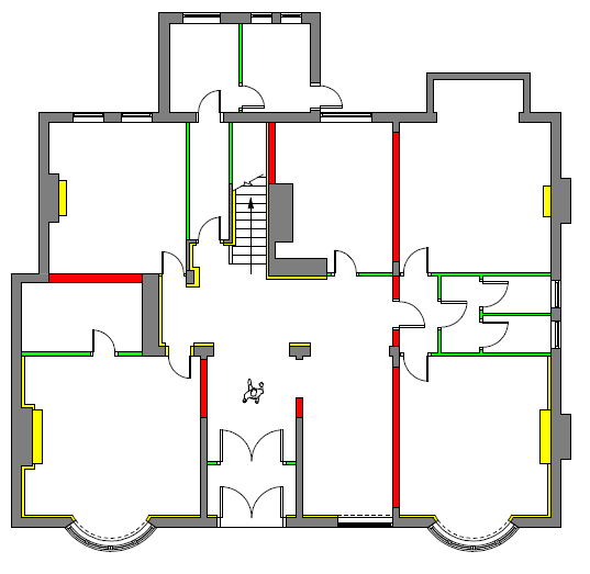 Example of a 2D floor plan