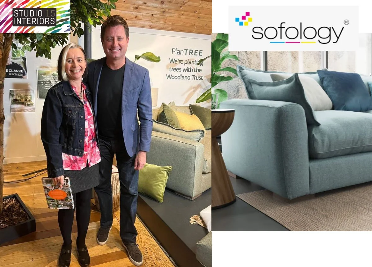 Ellie Soffe from Studio 15 Interiors met with George Clarke, Architect at a Sofology event