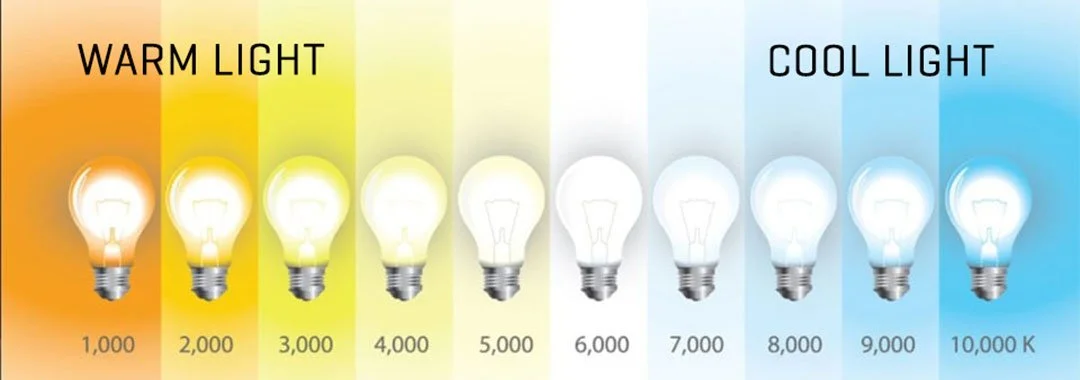 Choose mid-tone light bulbs