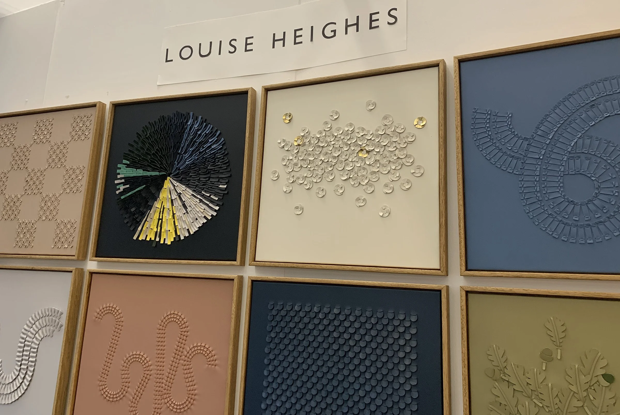 Louise Heighes artist uses sustainably sourced leather