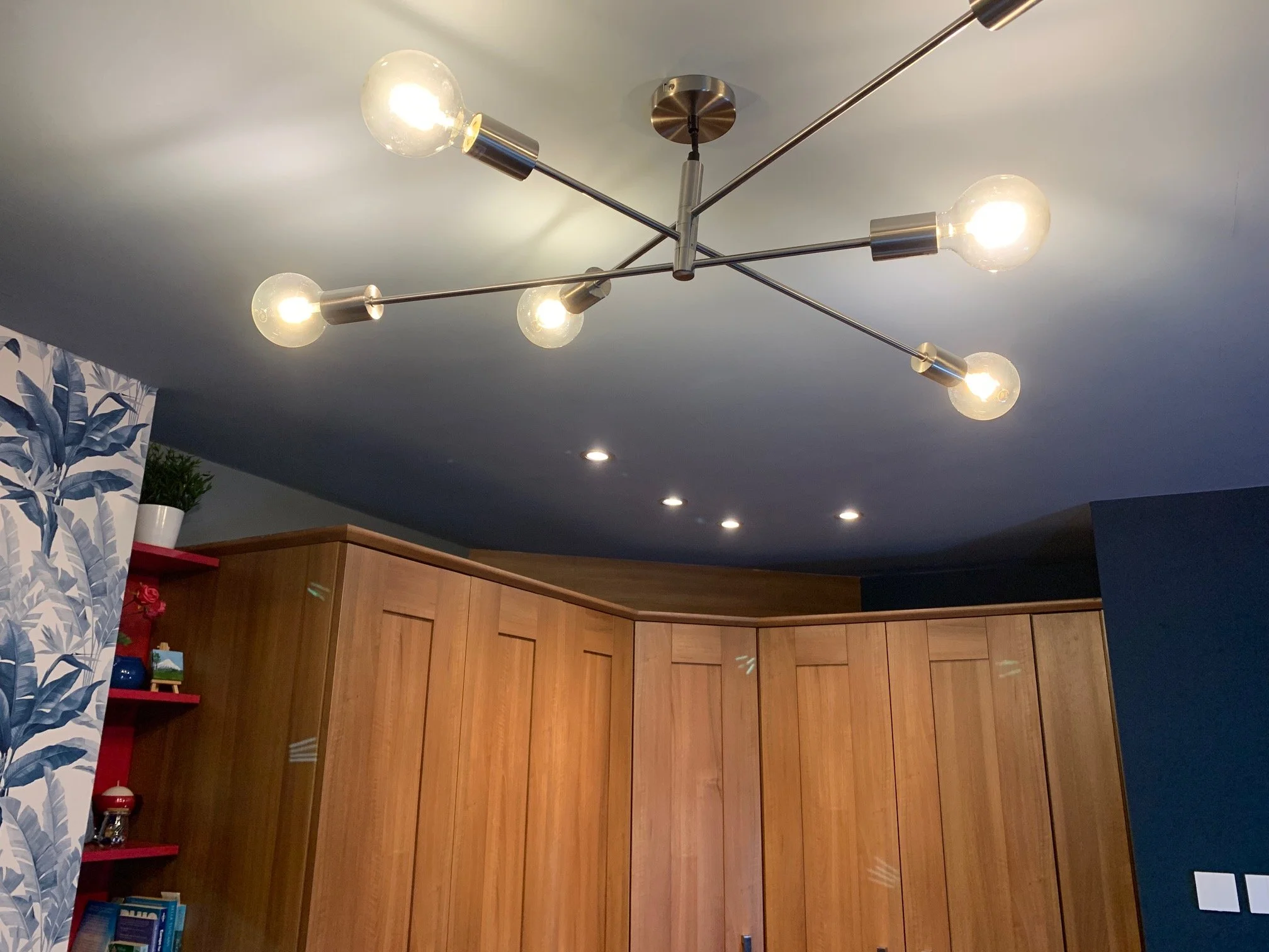 Contemporary Blue Bedroom Interior Design