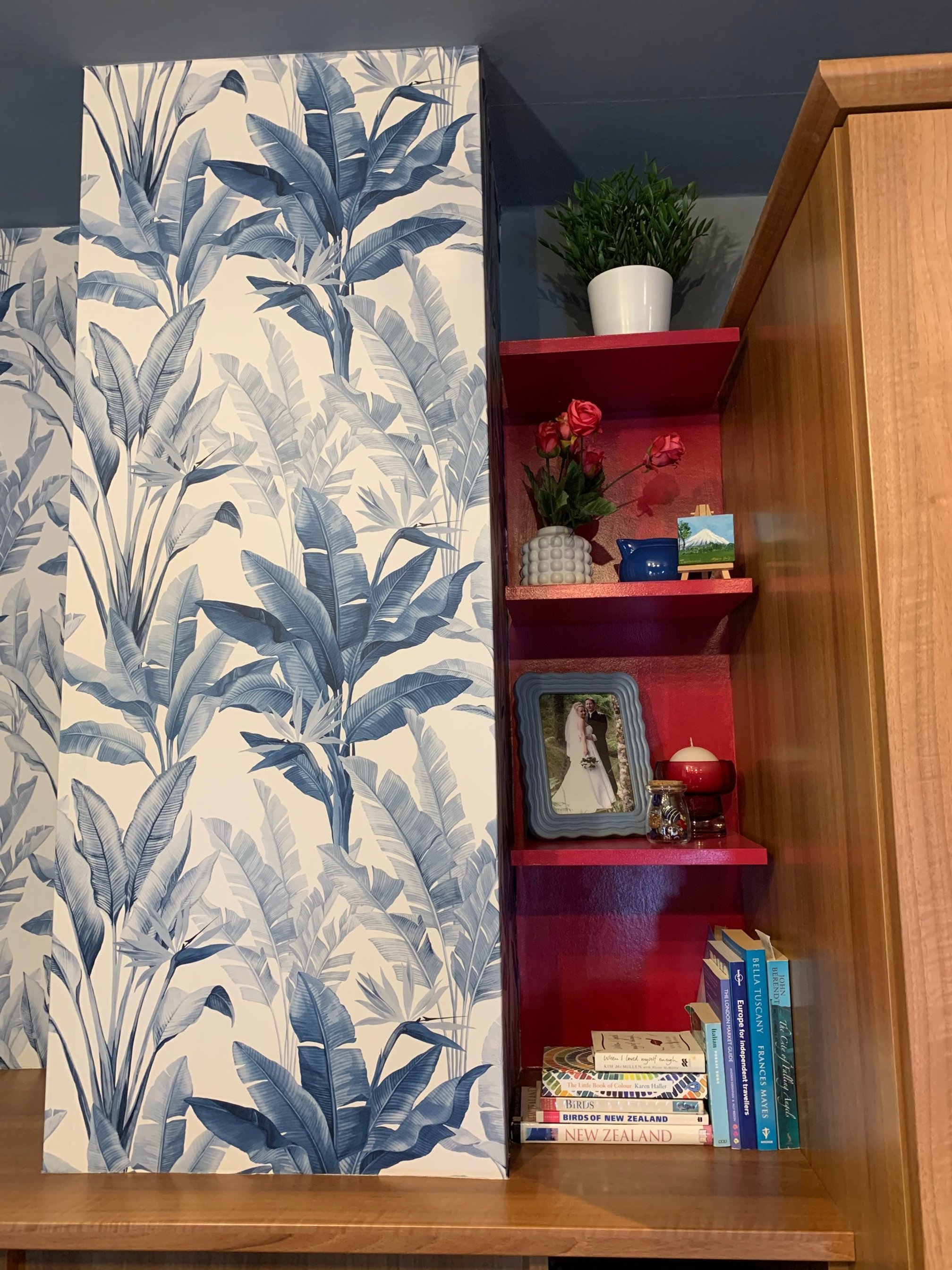 Contemporary Blue Bedroom Interior Design