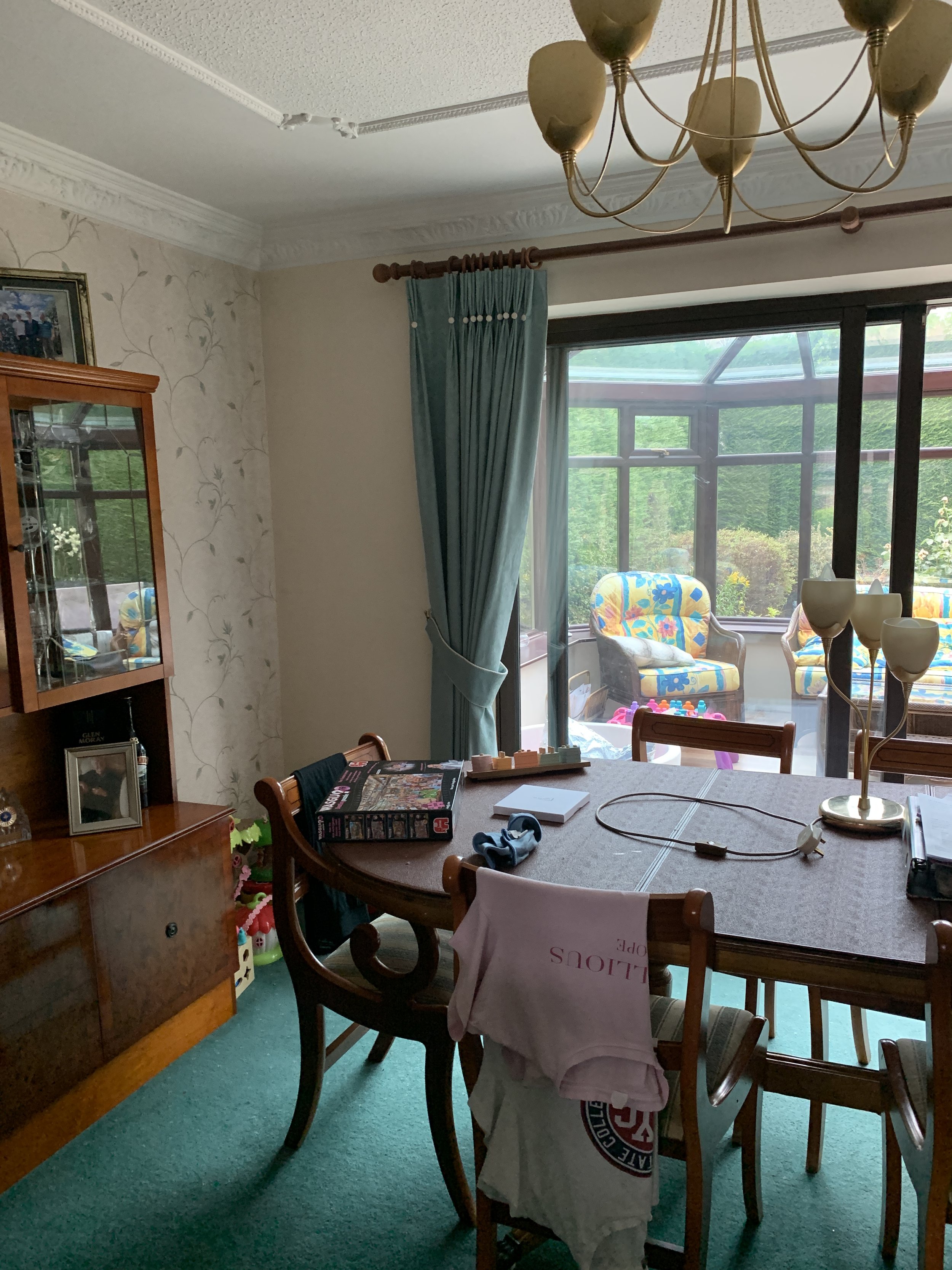 Dining room before redesign