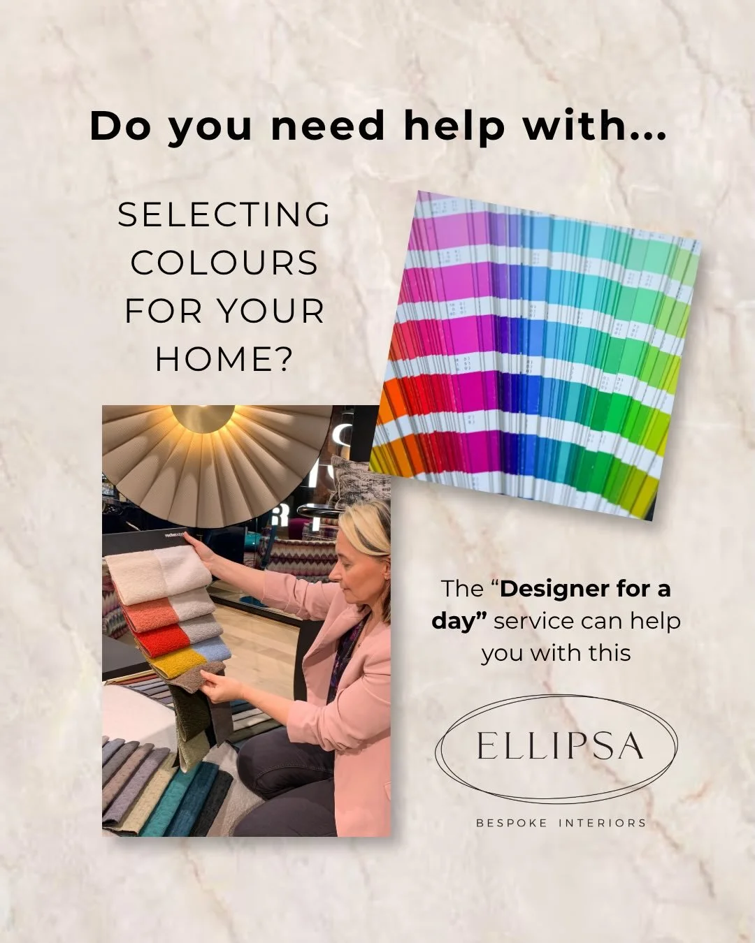 Not every project needs a full redesign. Sometimes, a few hours with the right expertise can change everything.

Designer for a day is a focused, high-impact session tailored to your space, your lifestyle, and your priorities. Whether you&rsquo;re re