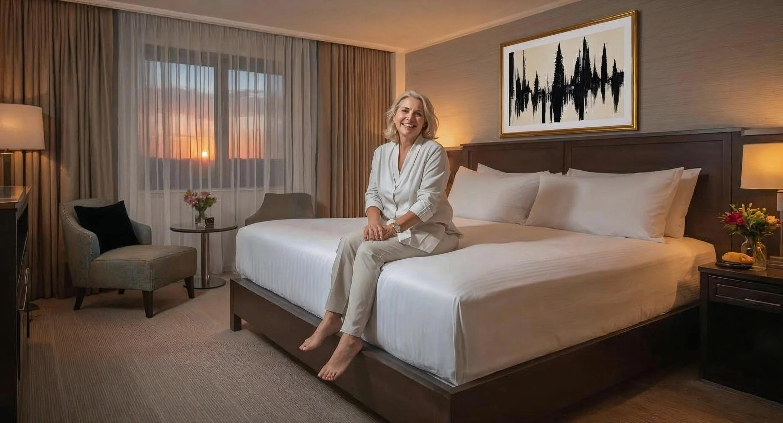 Sustainable hotel guest room interior design