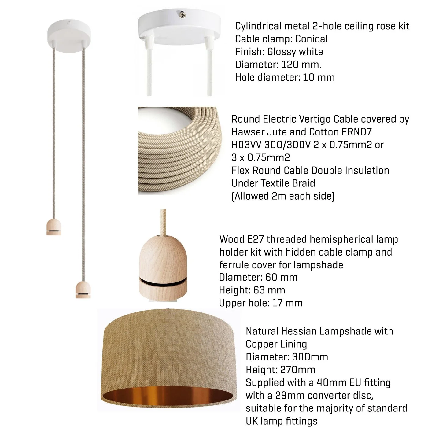 Light fitting instructions