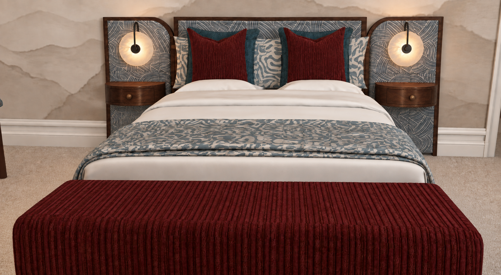 Hotel bedroom design