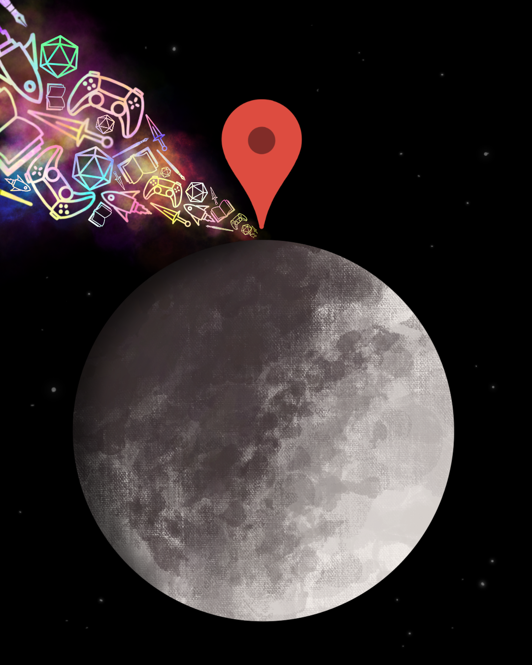 Illustration - Toujours dans la Lune