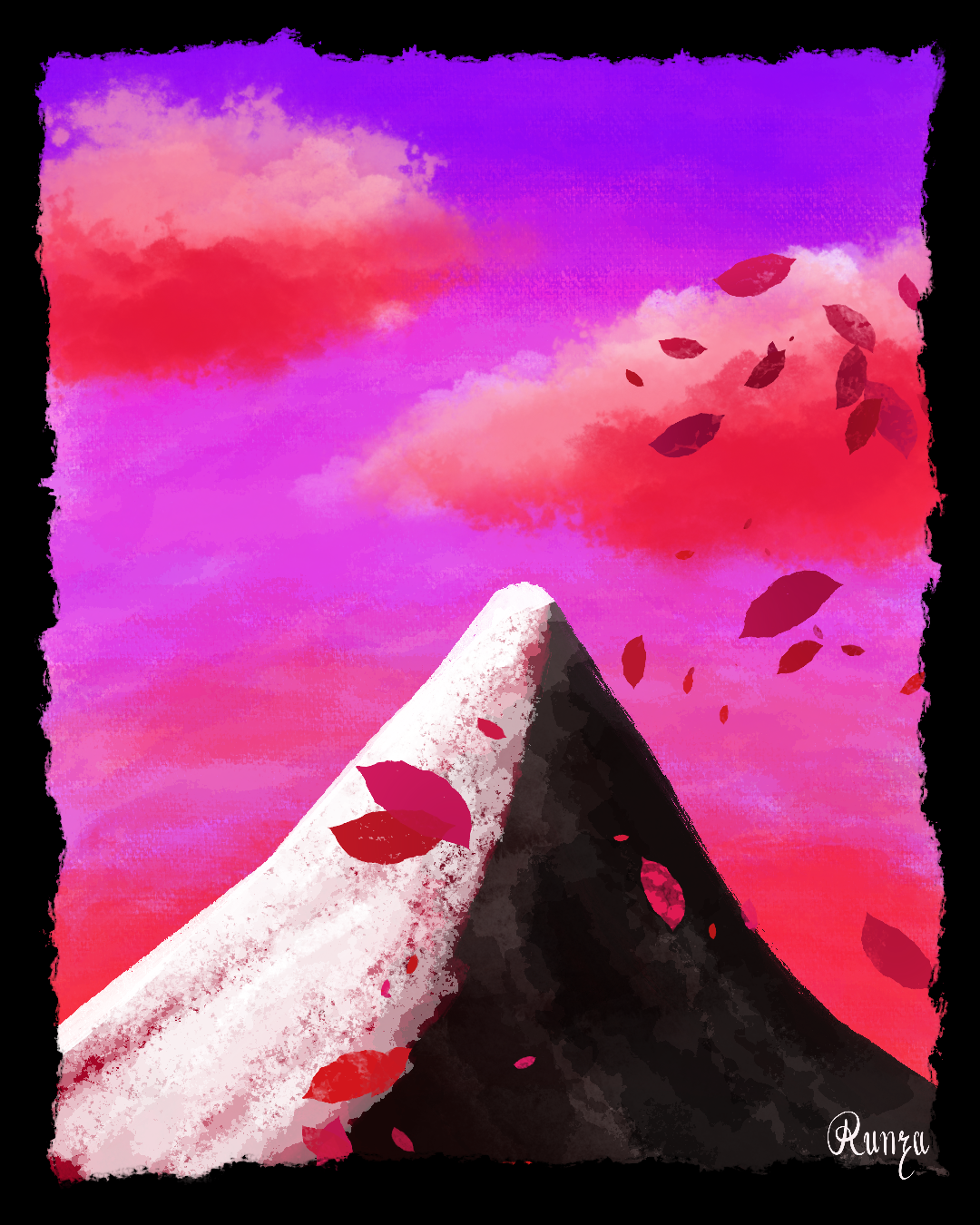 Illustration - Fujisan