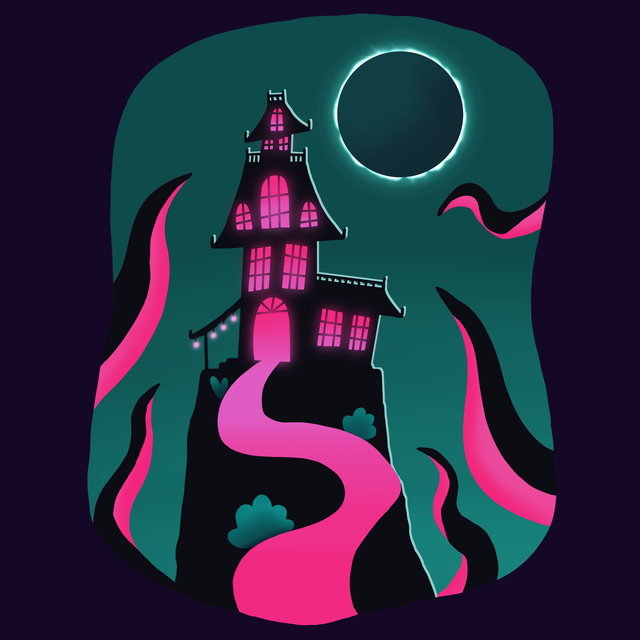 Illustration - Haunted House