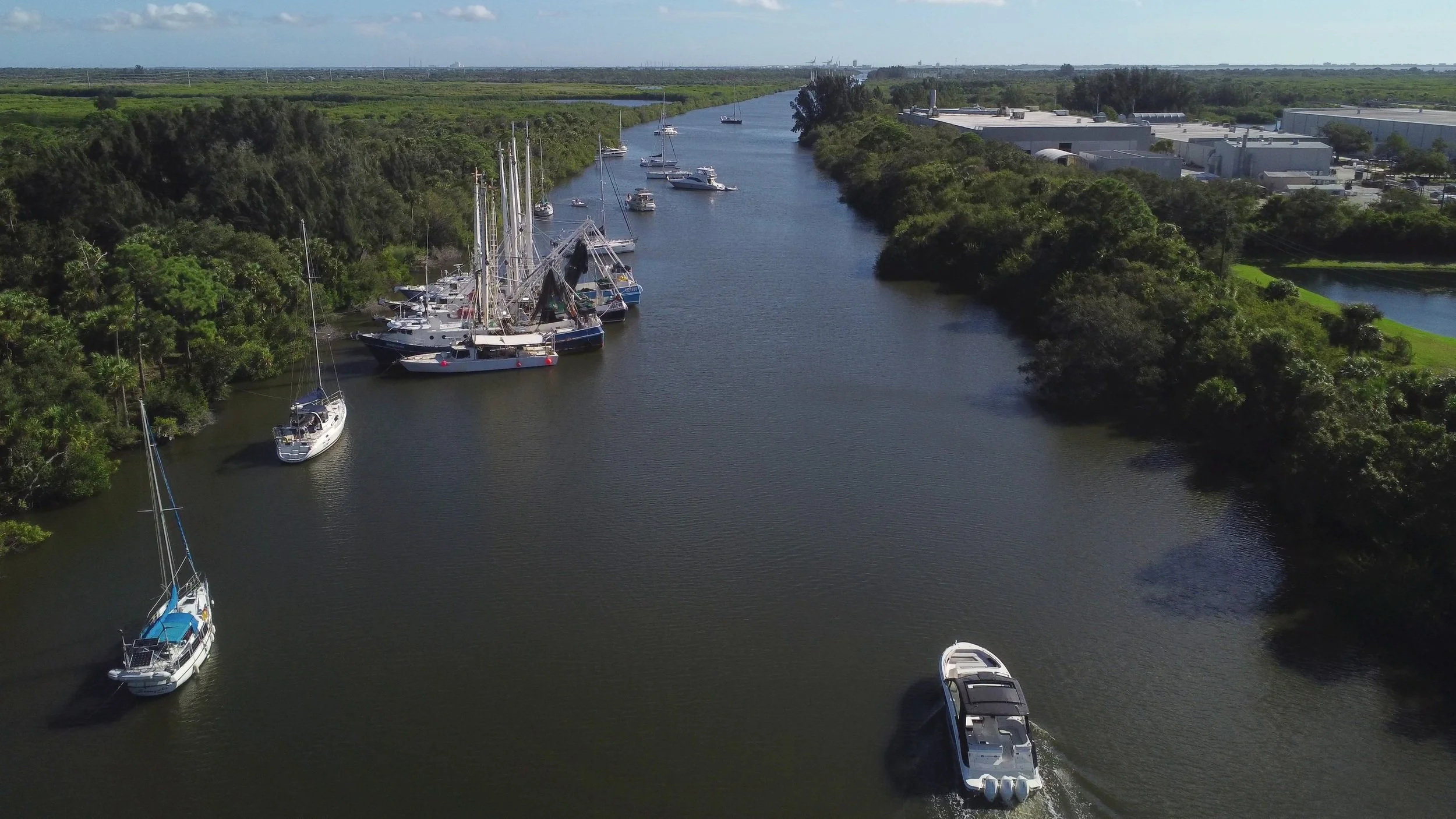 Scuttlebutt Sailing News, Sheltering from Nicole in the Mangroves