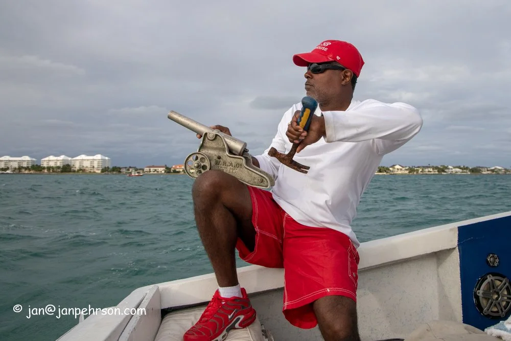 Scuttlebutt Sailing News, Race committee skills for the Bahamian Sloops in Nassau.
