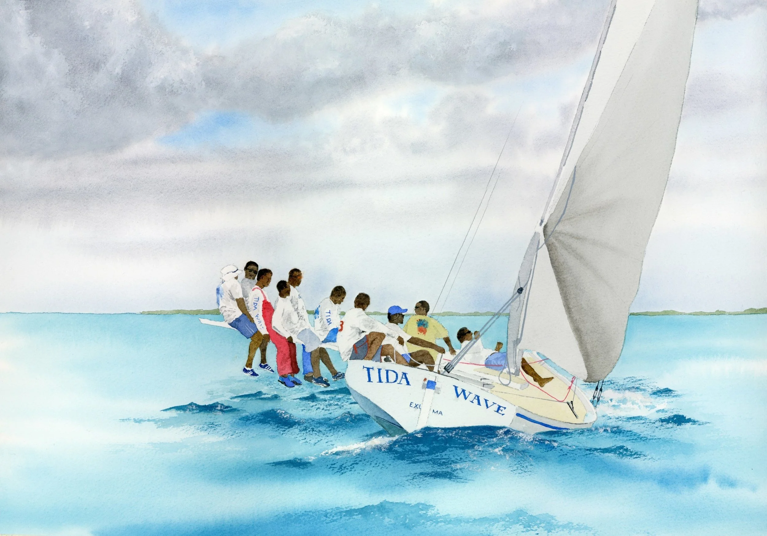 Watercolor derivative image by Odie Tucker