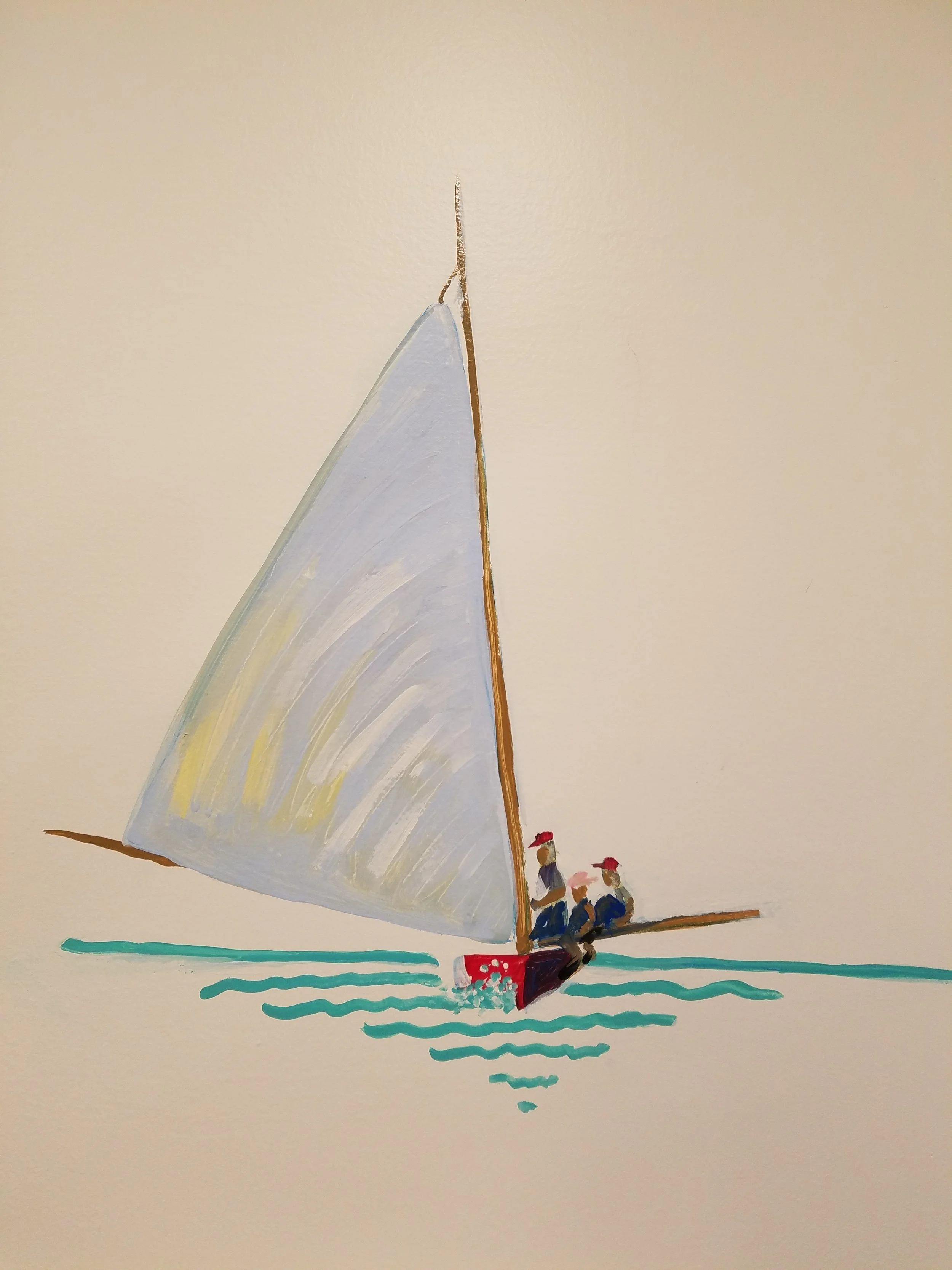 2018 - Small derivative mural by Birdi Smock