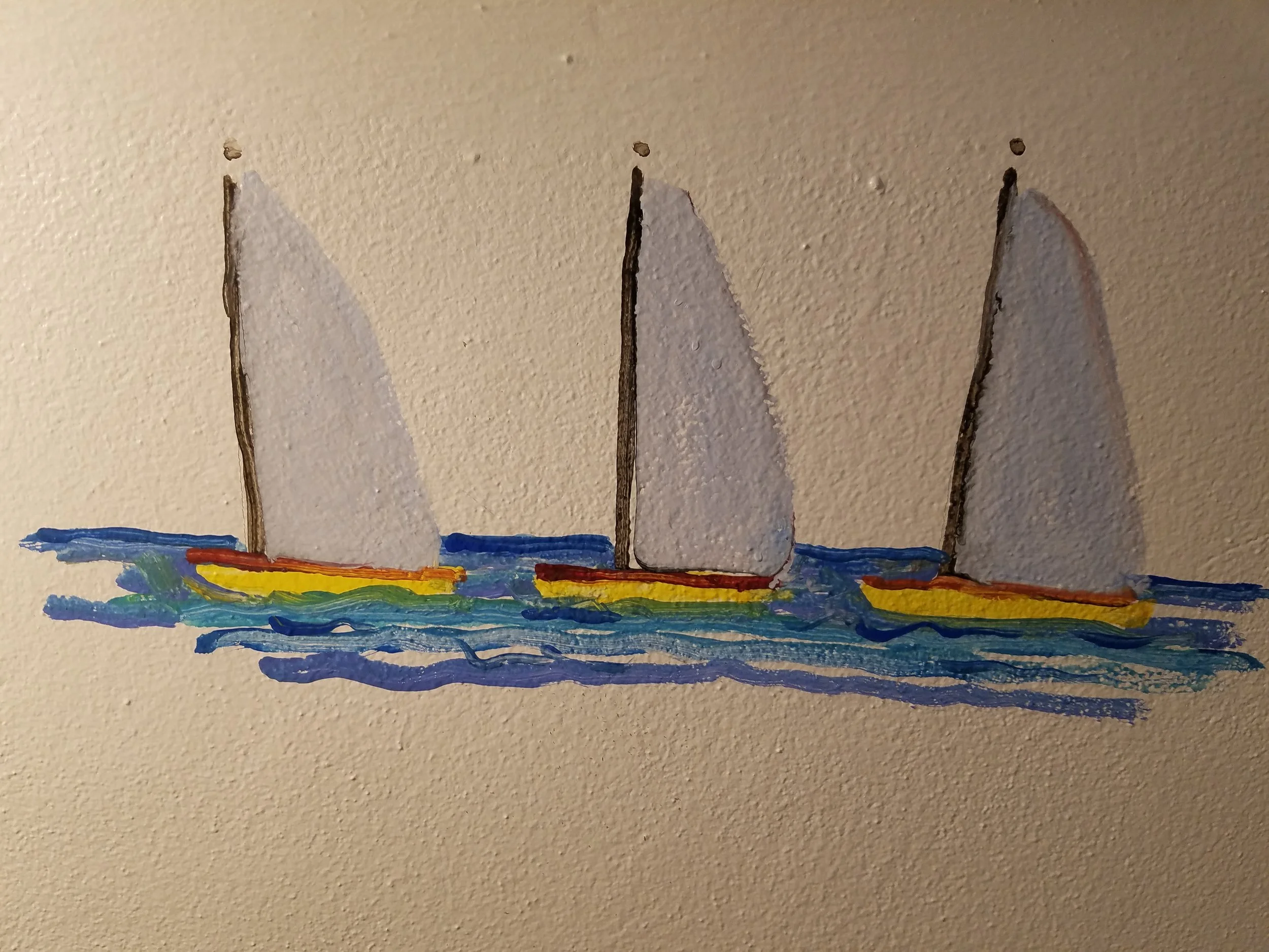 2018 - Small derivative mural by Birdi Smock