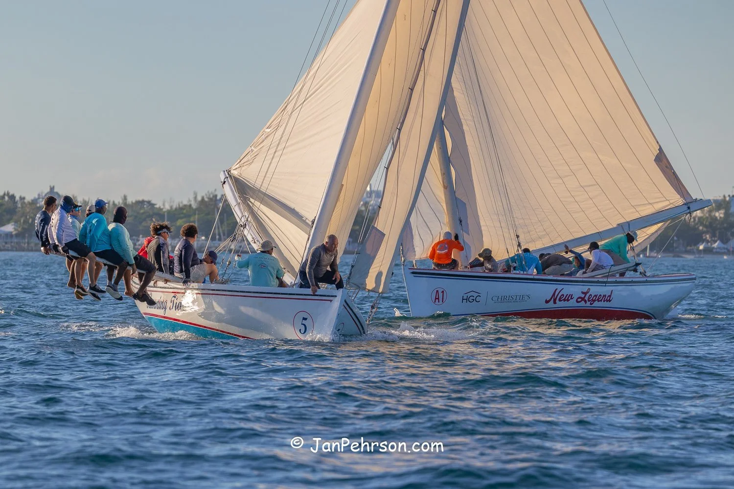 December 2025, Nassau, Bahamas, Best of the Best Regatta, A-Class,  Running Tide, from Long Island